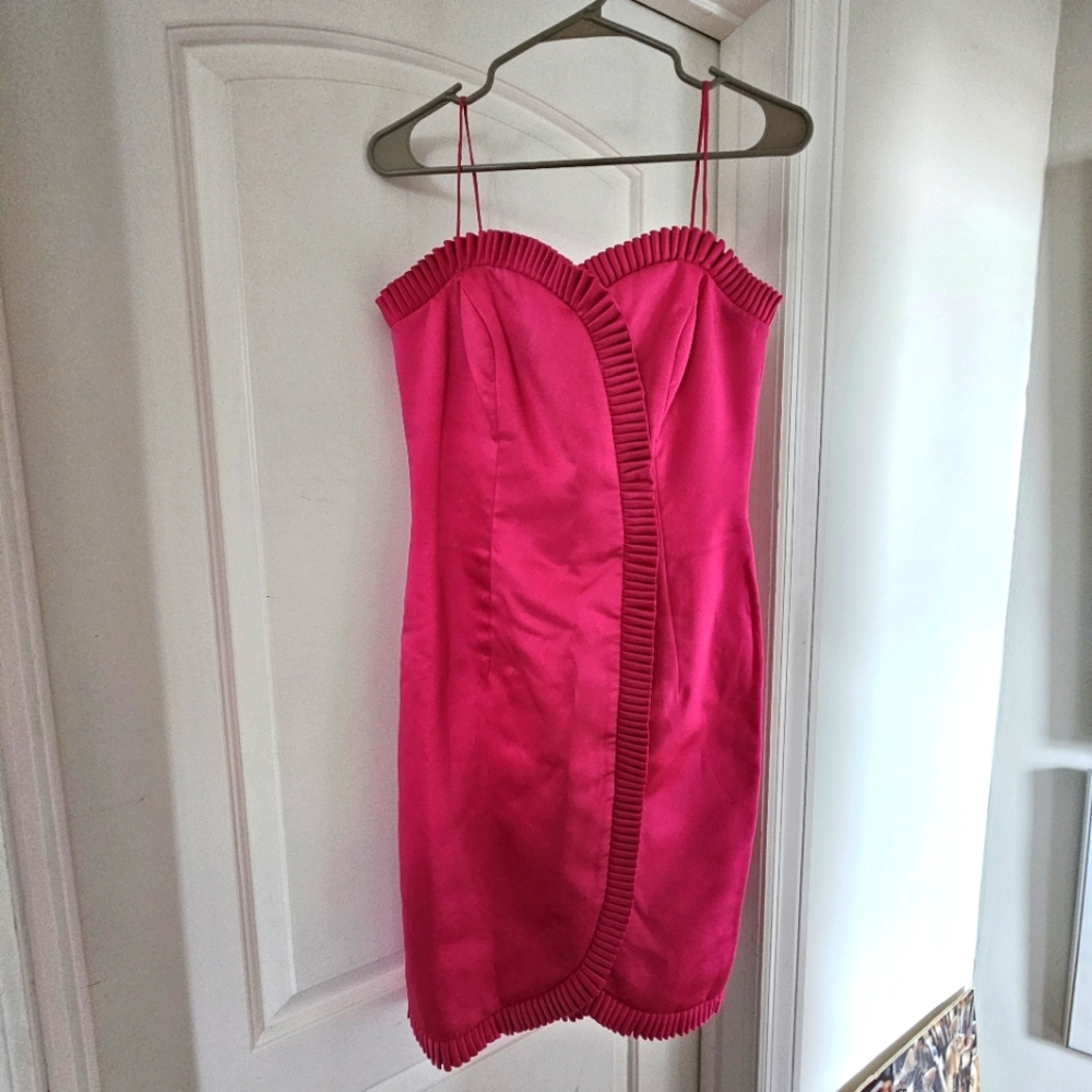 Francais Pink Mini Dress